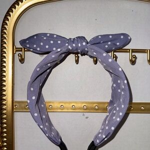 Chic Polka Dot Bow Headband